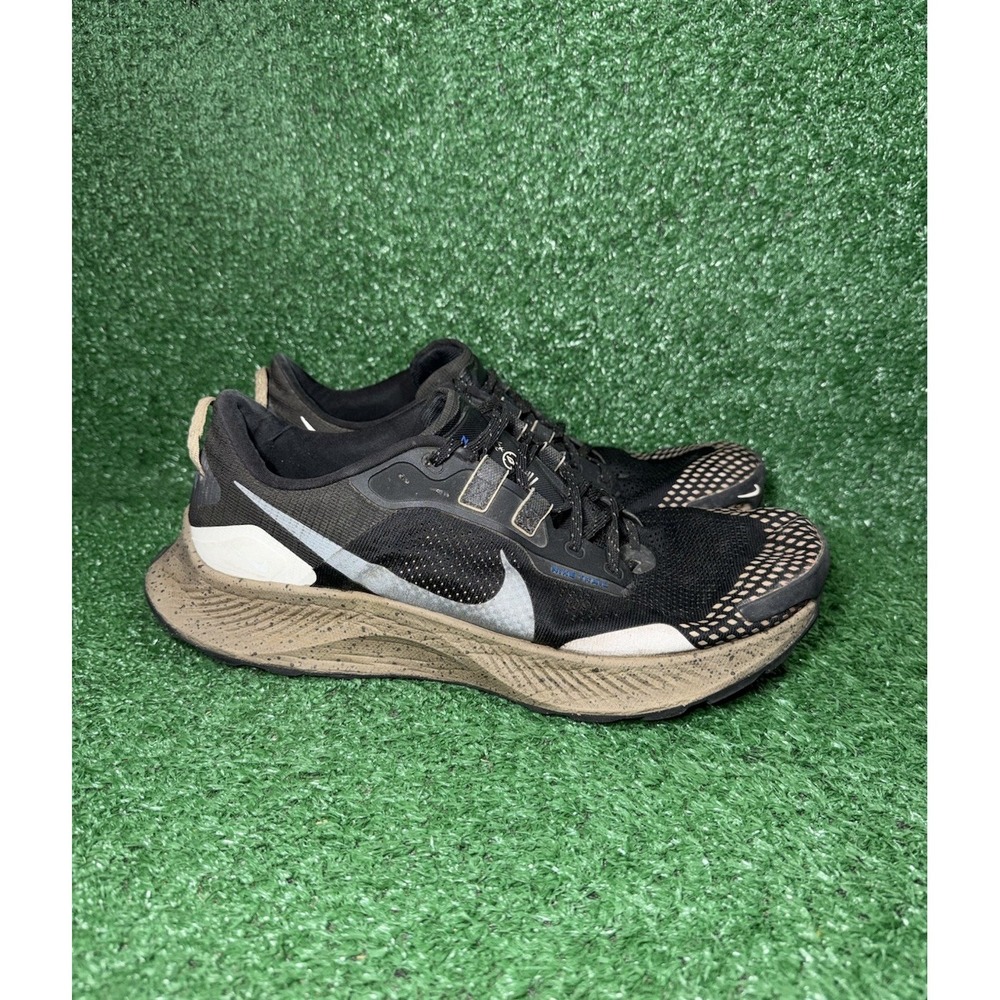 Nike Pegasus Trail 3 Mens Size 13 Black Brown Outdoor Running Shoes DM6161-010